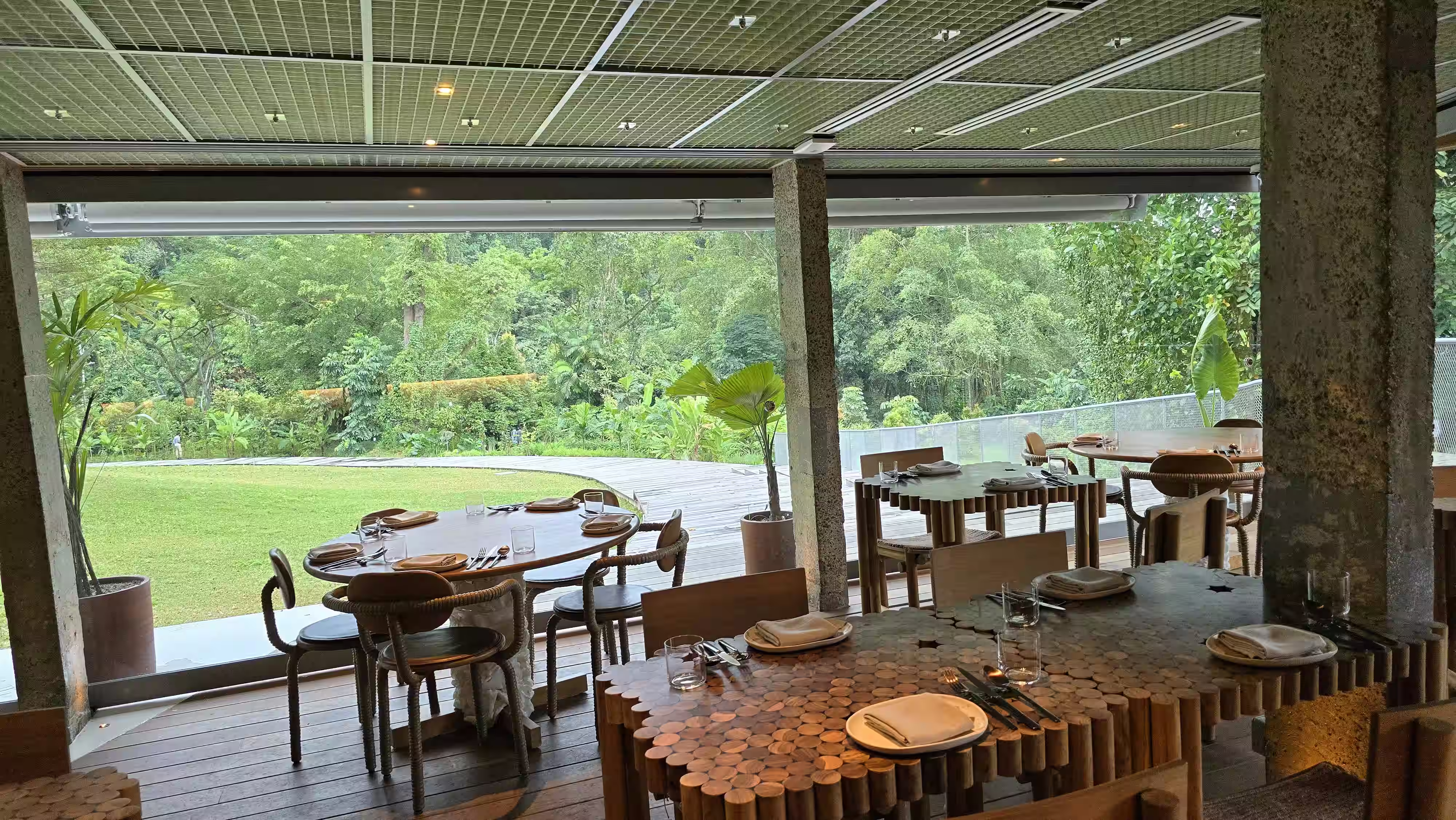 Interior dining and research space at AIR Circular Campus illuminated without invasive control wiring